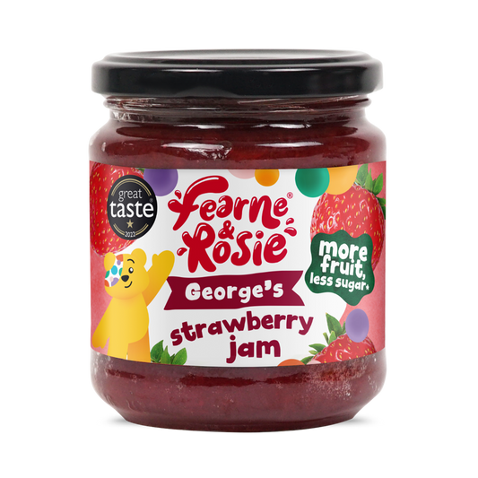 Strawberry Jam BBC Children In Need Personalised Jar