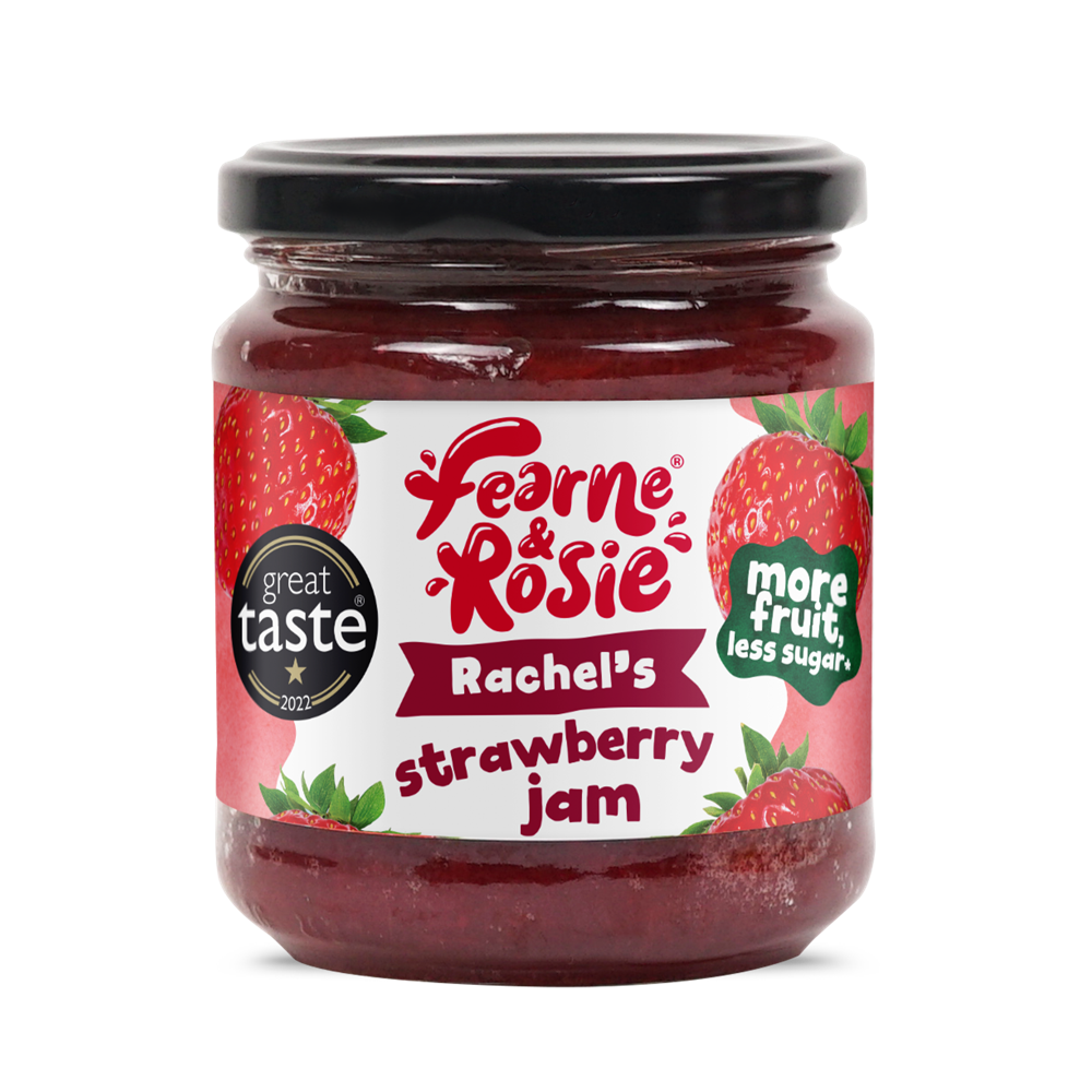 Strawberry Jam Personalised Jar