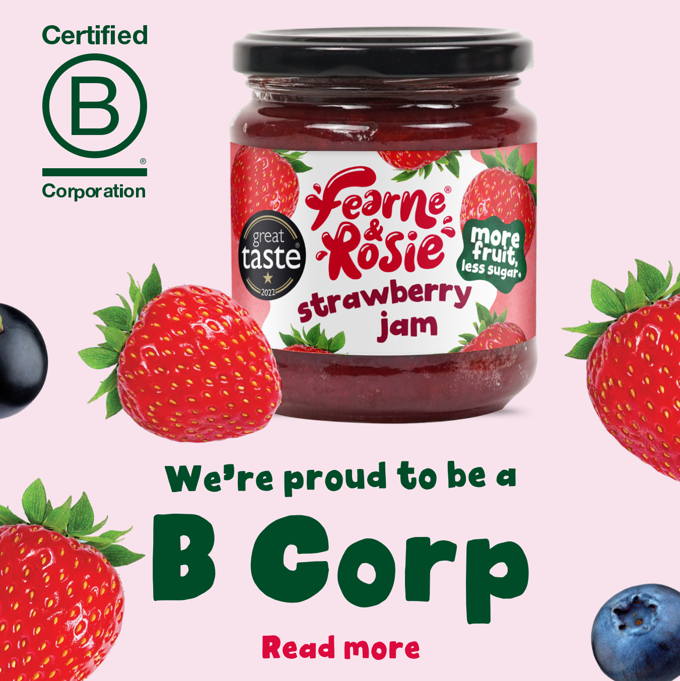 We're proud to be a B Corp - Read more by clicking here